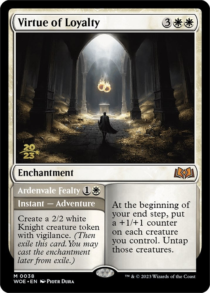 Image for Virtue of Loyalty (38) (Prerelease Cards) - Magic: The Gathering