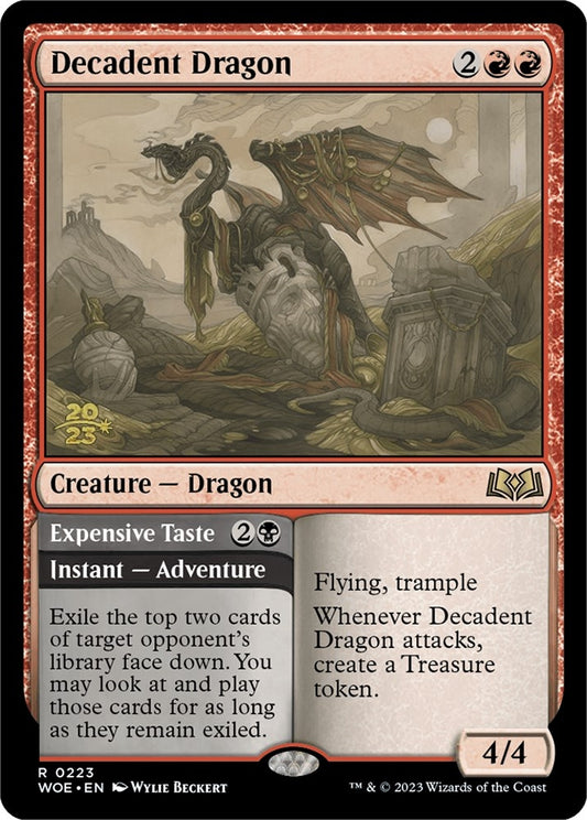 Image for Decadent Dragon (223) (Prerelease Cards) - Magic: The Gathering