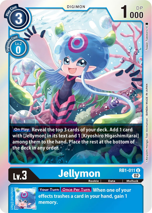 Image for Jellymon (RB1-011 U) (Resurgence Booster) - Digimon Card Game