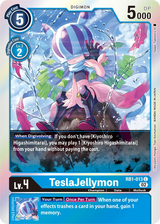Image for TeslaJellymon (RB1-013 C) (Resurgence Booster) - Digimon Card Game