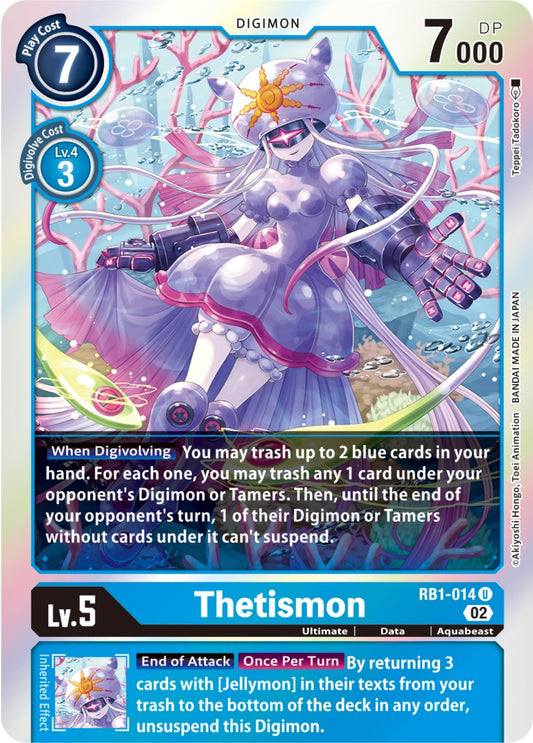 Image for Thetismon (RB1-014 U) (Resurgence Booster) - Digimon Card Game
