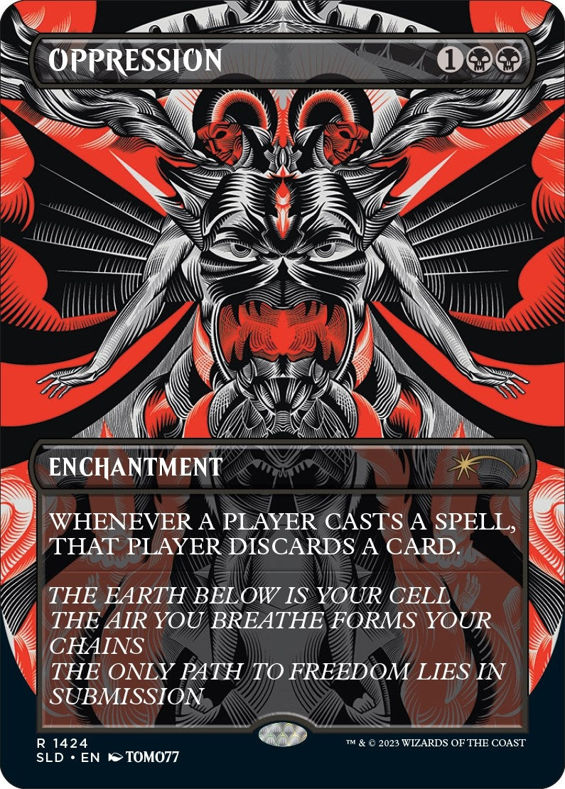Image for Oppression (1424) (Secret Lair Drop Series) - Magic: The Gathering