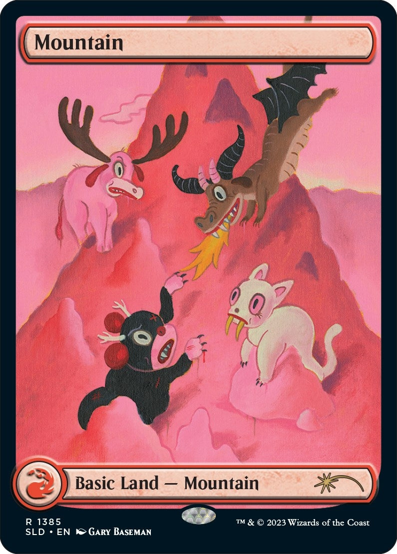 Image for Mountain (1385) (1385) (Secret Lair Drop Series) - Magic: The Gathering