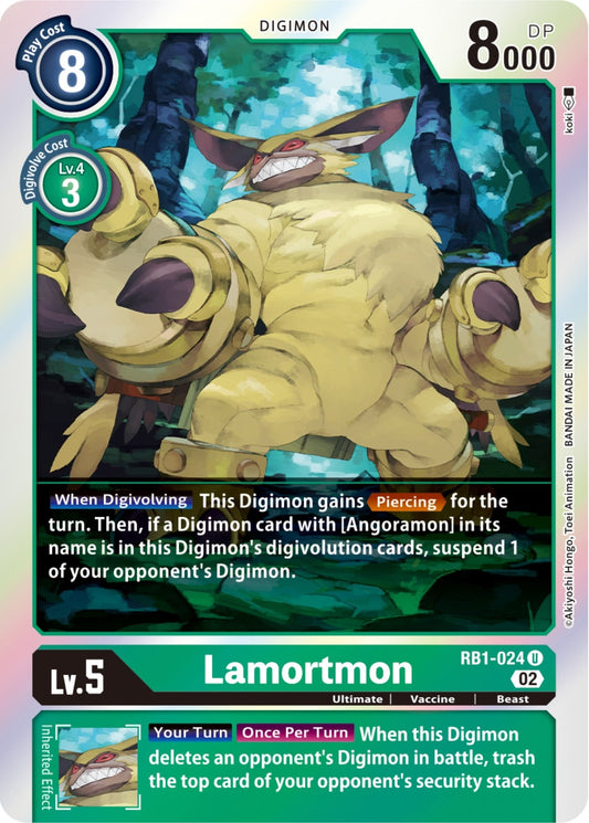 Image for Lamortmon (RB1-024 U) (Resurgence Booster) - Digimon Card Game