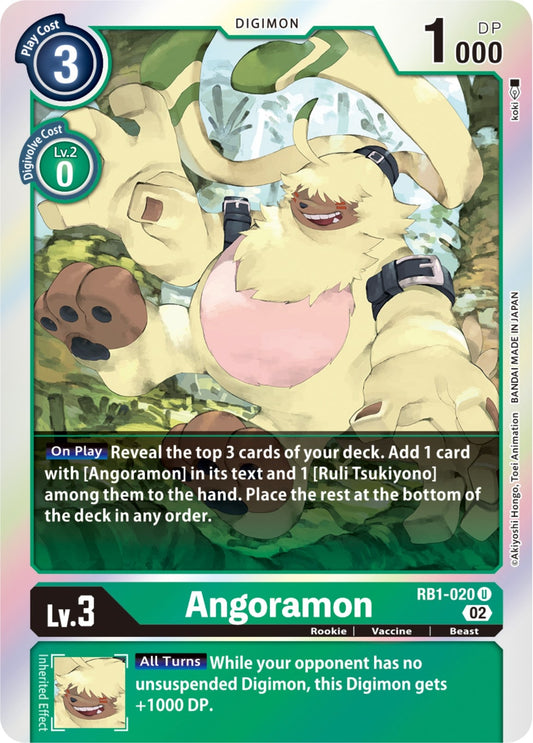 Image for Angoramon (RB1-020 U) (Resurgence Booster) - Digimon Card Game