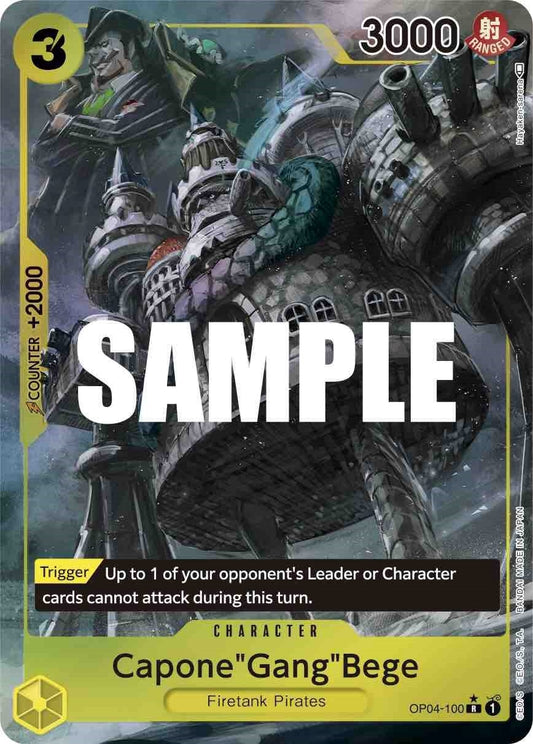 Image for Capone"Gang"Bege (Alternate Art) (OP04-100) (Kingdoms of Intrigue) - One Piece Card Game