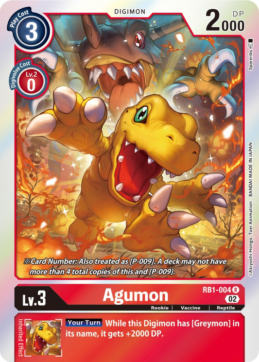 Image for Agumon (RB1-004 R) (Resurgence Booster) - Digimon Card Game