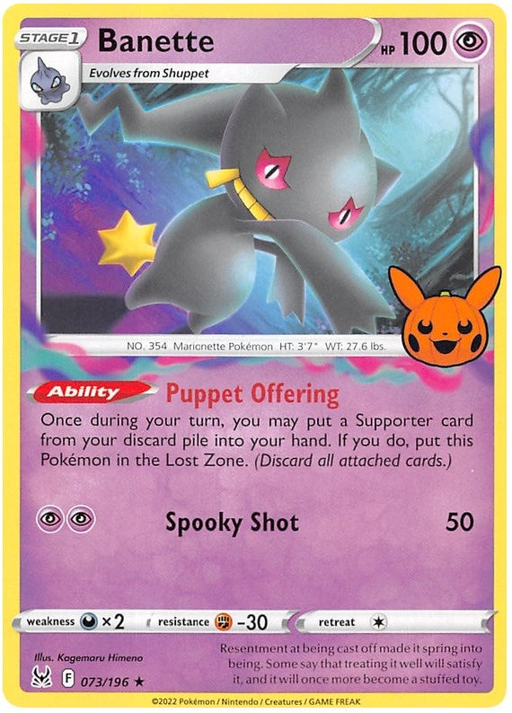 Image for Banette (073/196) (Trick or Trade BOOster Bundle 2023) - Pokemon