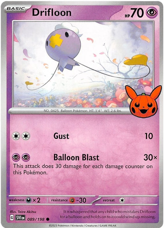 Image for Drifloon (089/198) (Trick or Trade BOOster Bundle 2023) - Pokemon