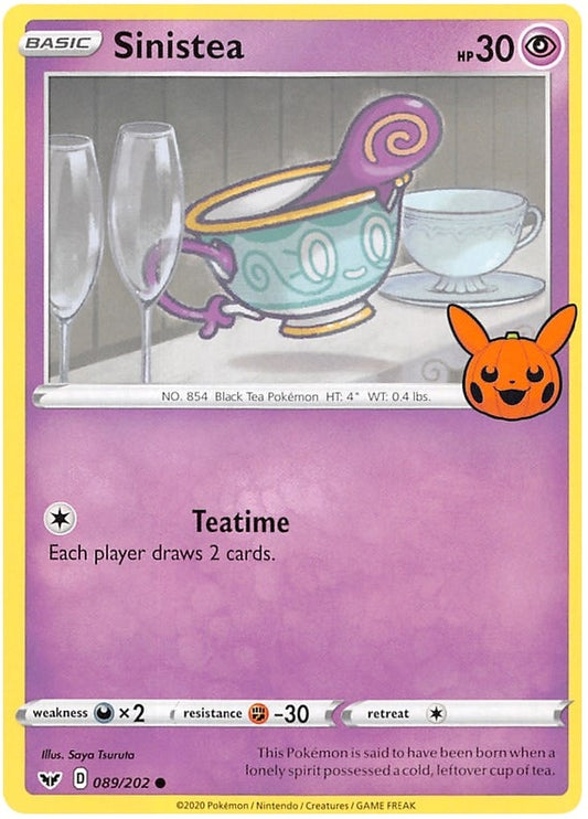 Image for Sinistea (089/202) (Trick or Trade BOOster Bundle 2023) - Pokemon