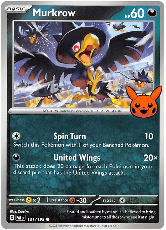 Image for Murkrow (131/193) (Trick or Trade BOOster Bundle 2023) - Pokemon