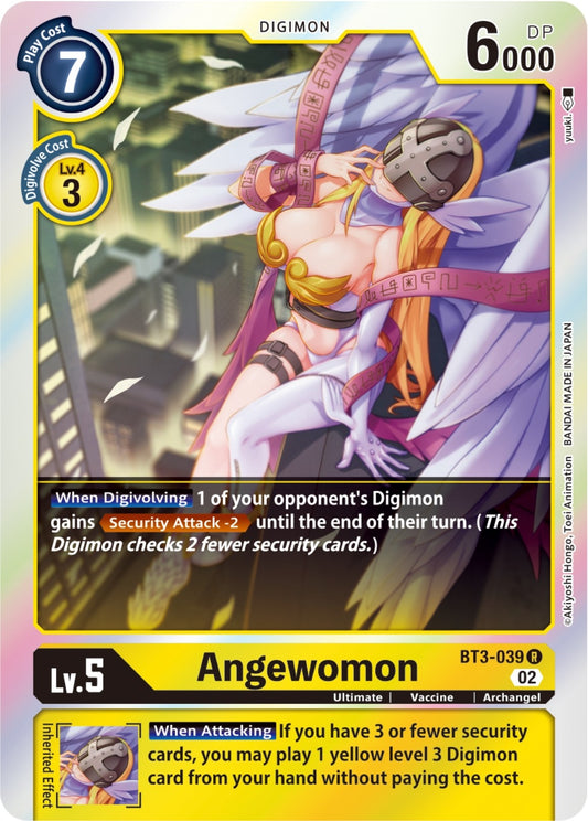 Image for Angewomon (Resurgence Booster Reprint) (BT3-039 R) (Resurgence Booster) - Digimon Card Game