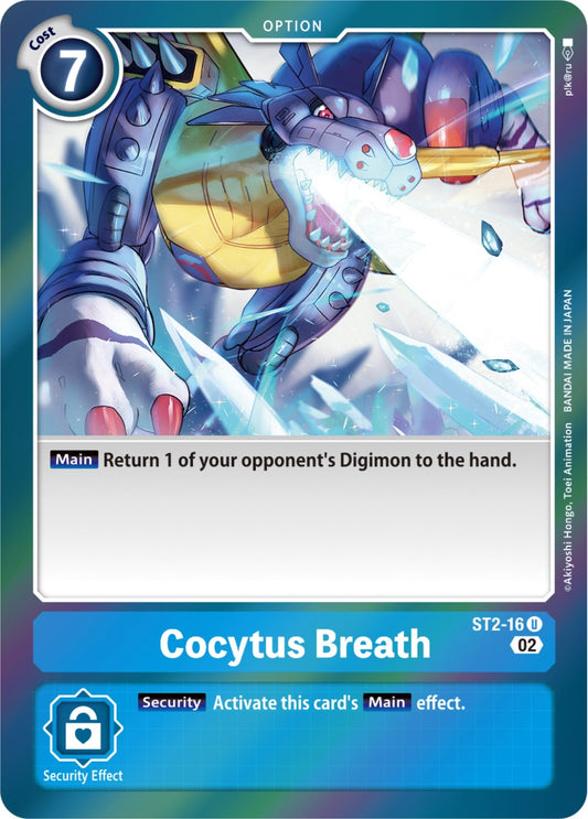 Image for Cocytus Breath (Resurgence Booster Reprint) (ST2-16 U) (Resurgence Booster) - Digimon Card Game