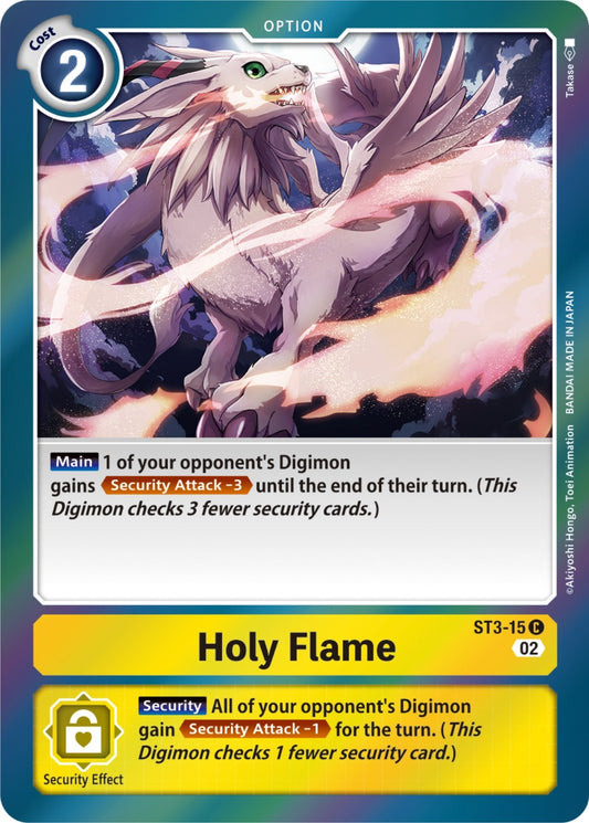 Image for Holy Flame (Resurgence Booster Reprint) (ST3-015 C) (Resurgence Booster) - Digimon Card Game