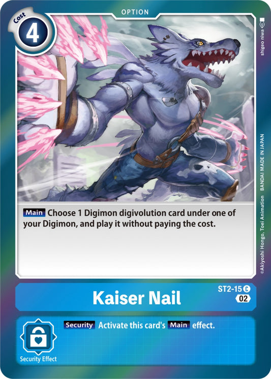 Image for Kaiser Nail (Resurgence Booster Reprint) (ST2-15 C) (Resurgence Booster) - Digimon Card Game