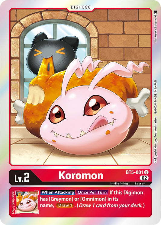 Image for Koromon (Resurgence Booster Reprint) (BT5-001 U) (Resurgence Booster) - Digimon Card Game