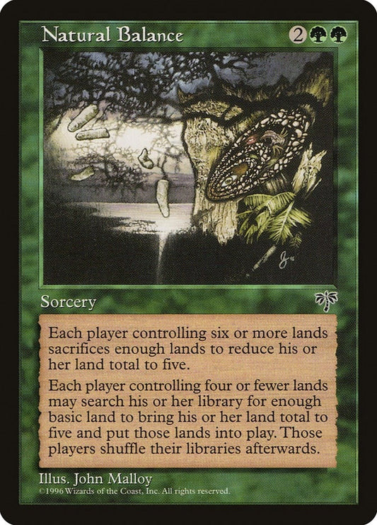 Image for Natural Balance (Mirage) - Magic: The Gathering