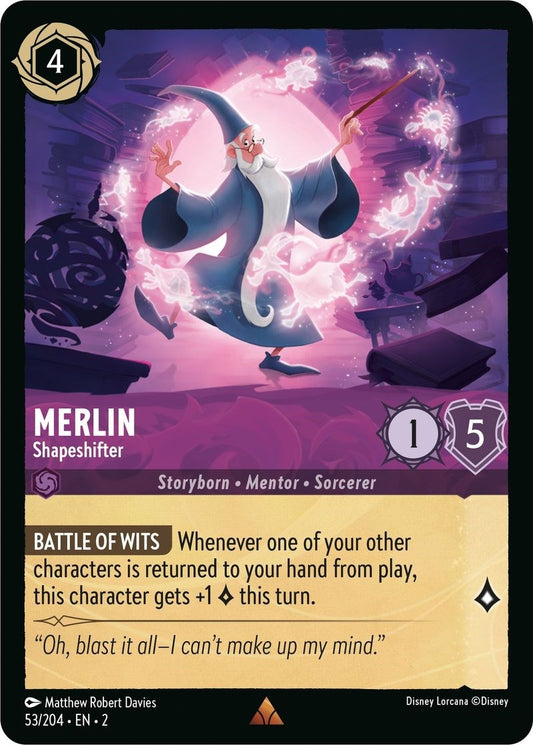Image for Merlin - Shapeshifter (53/204) (Rise of the Floodborn) - Disney Lorcana