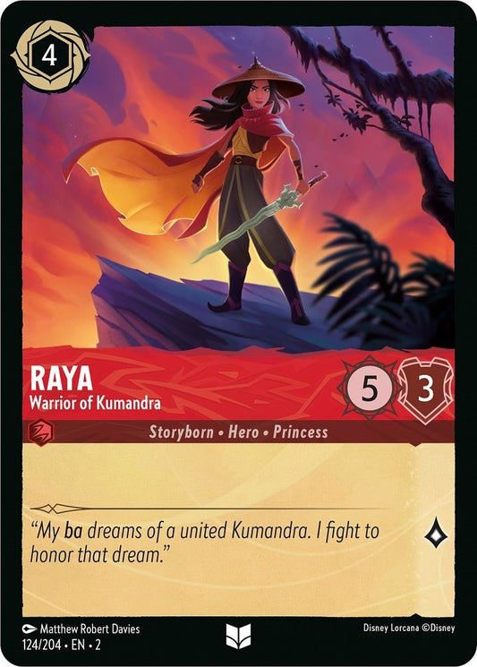 Image for Raya - Warrior of Kumandra (124/204) (Rise of the Floodborn) - Disney Lorcana