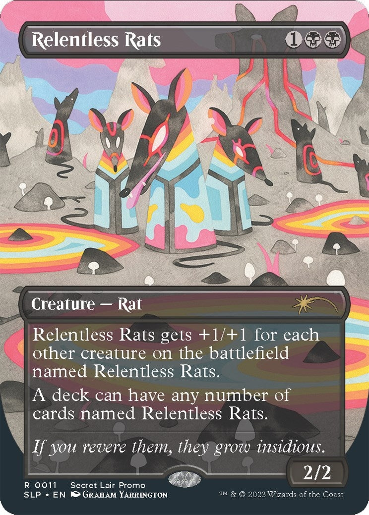 Image for Relentless Rats (0011) (11) (Secret Lair Showdown) - Magic: The Gathering