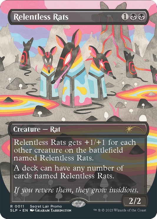 Image for Relentless Rats (0011) (11) (Secret Lair Showdown) - Magic: The Gathering