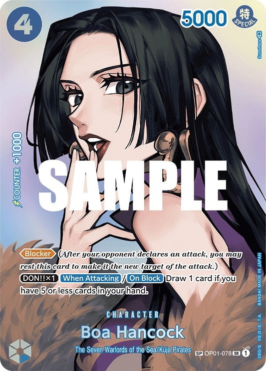 Image for Boa Hancock (SP) (OP01-078) (Kingdoms of Intrigue) - One Piece Card Game