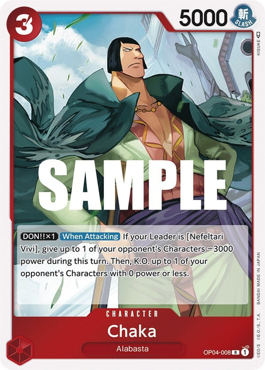 Image for Chaka (OP04-008) (Kingdoms of Intrigue) - One Piece Card Game