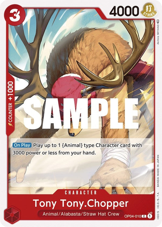Image for Tony Tony.Chopper (OP04-010) (Kingdoms of Intrigue) - One Piece Card Game
