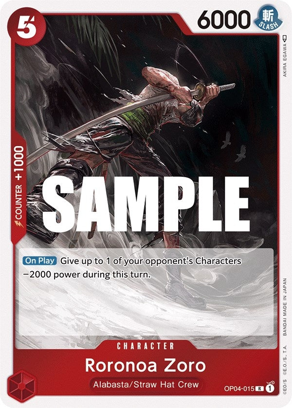Image for Roronoa Zoro (OP04-015) (Kingdoms of Intrigue) - One Piece Card Game
