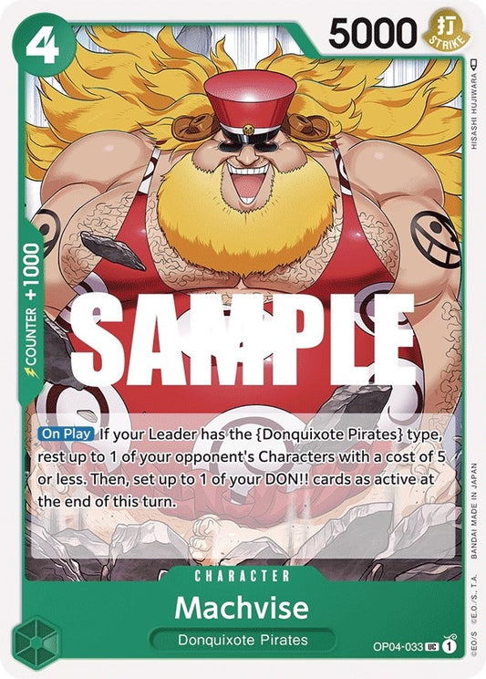 Image for Machvise (OP04-033) (Kingdoms of Intrigue) - One Piece Card Game
