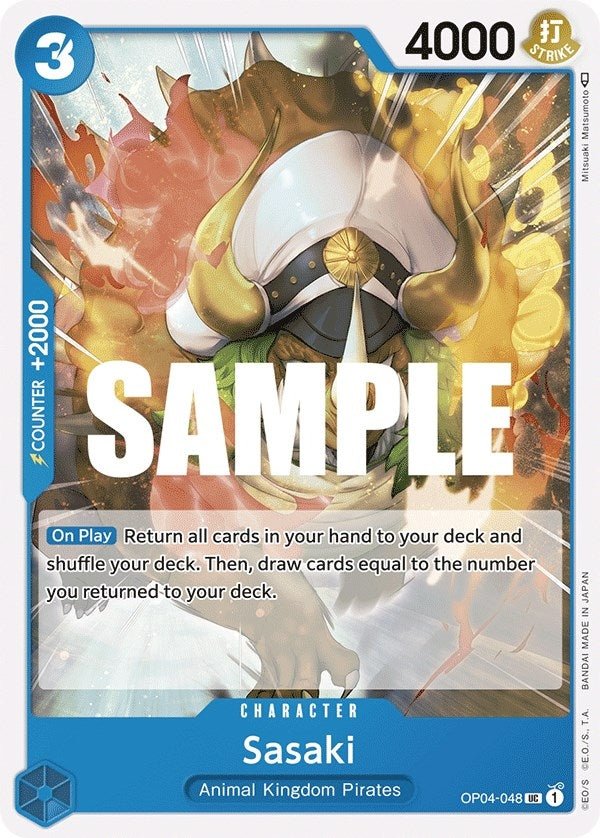 Image for Sasaki (OP04-048) (Kingdoms of Intrigue) - One Piece Card Game