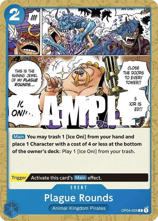 Image for Plague Rounds (OP04-055) (Kingdoms of Intrigue) - One Piece Card Game