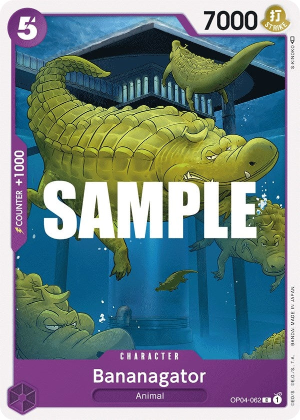 Image for Bananagator (OP04-062) (Kingdoms of Intrigue) - One Piece Card Game