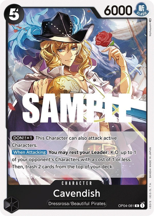 Image for Cavendish (OP04-081) (Kingdoms of Intrigue) - One Piece Card Game