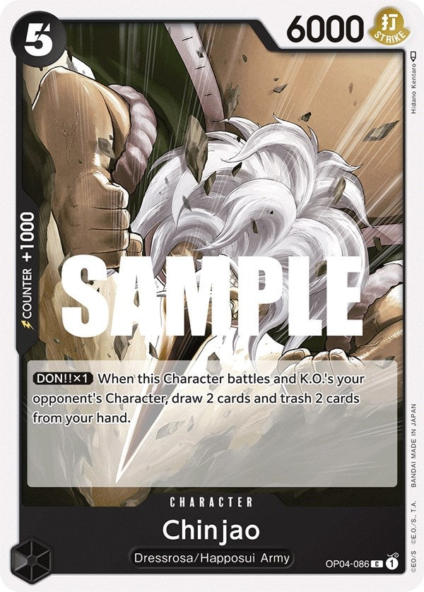 Image for Chinjao (OP04-086) (Kingdoms of Intrigue) - One Piece Card Game