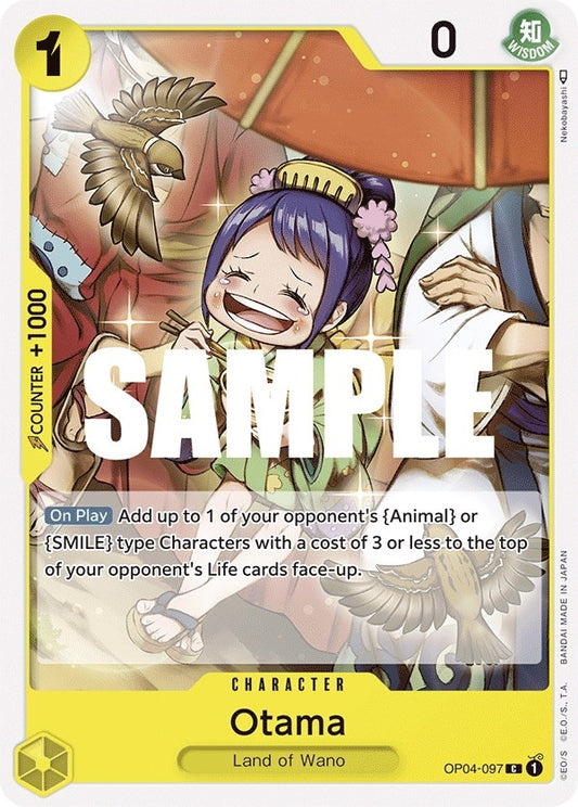 Image for Otama (OP04-097) (Kingdoms of Intrigue) - One Piece Card Game