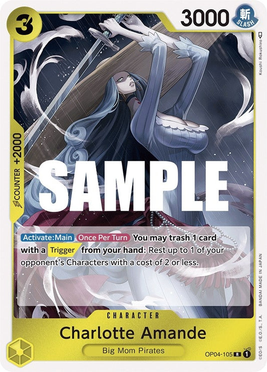 Image for Charlotte Amande (OP04-105) (Kingdoms of Intrigue) - One Piece Card Game