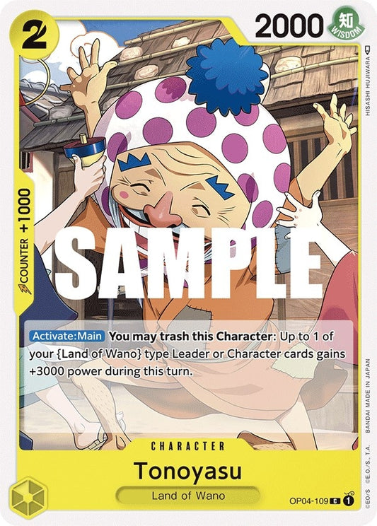 Image for Tonoyasu (OP04-109) (Kingdoms of Intrigue) - One Piece Card Game