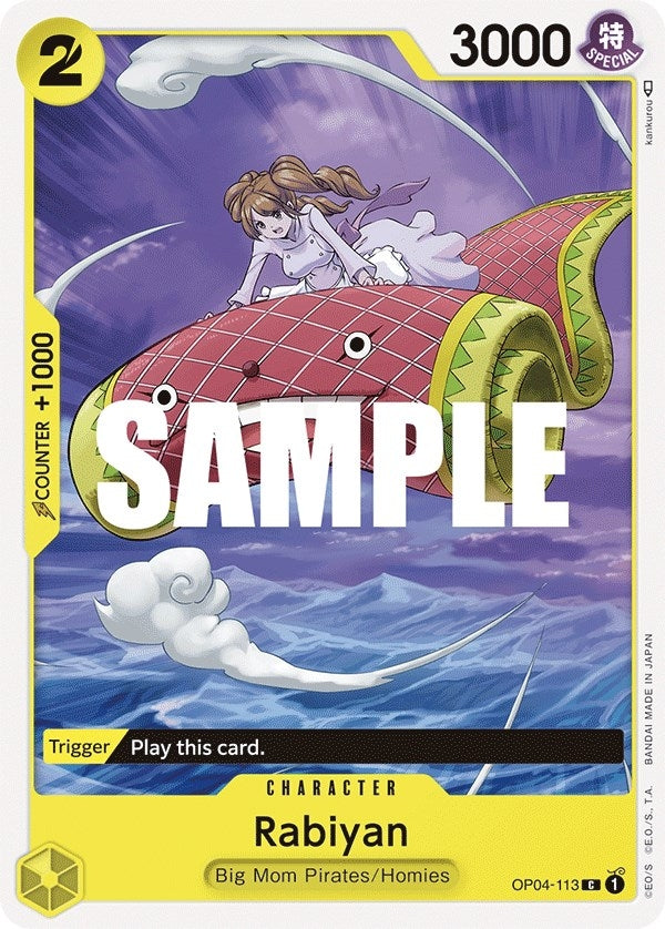 Image for Rabiyan (OP04-113) (Kingdoms of Intrigue) - One Piece Card Game