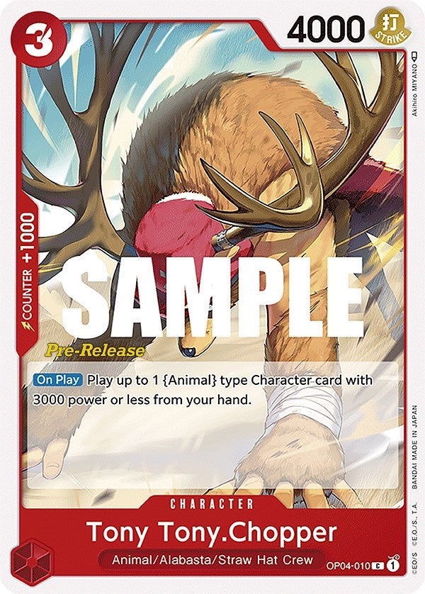 Image for Tony Tony.Chopper (OP04-010) (Kingdoms of Intrigue Pre-Release Cards) - One Piece Card Game