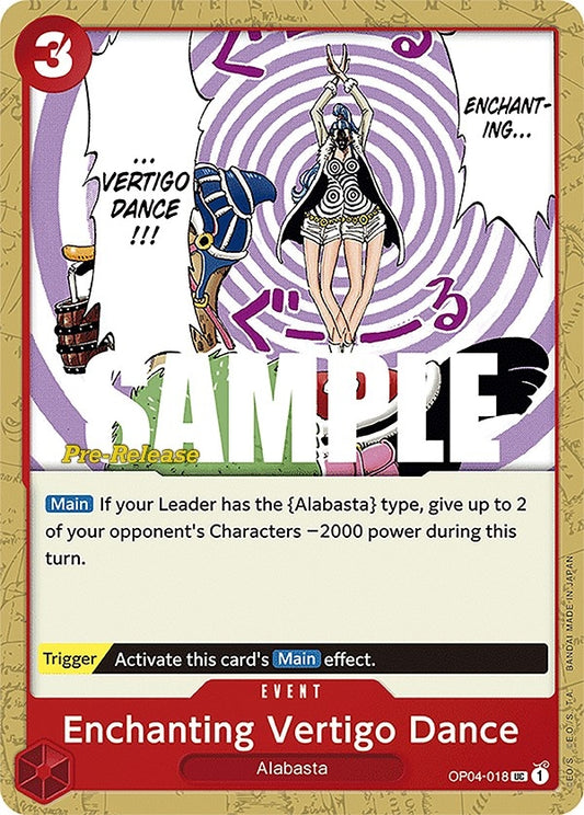 Image for Enchanting Vertigo Dance (OP04-018) (Kingdoms of Intrigue Pre-Release Cards) - One Piece Card Game