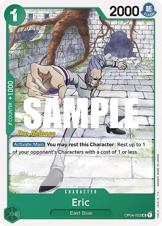 Image for Eric (OP04-022) (Kingdoms of Intrigue Pre-Release Cards) - One Piece Card Game