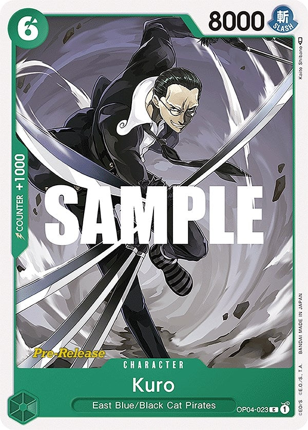 Image for Kuro (OP04-023) (Kingdoms of Intrigue Pre-Release Cards) - One Piece Card Game