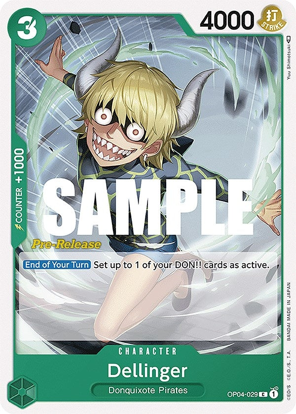 Image for Dellinger (OP04-029) (Kingdoms of Intrigue Pre-Release Cards) - One Piece Card Game