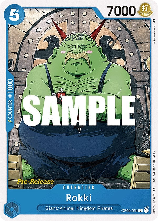 Image for Rokki (OP04-054) (Kingdoms of Intrigue Pre-Release Cards) - One Piece Card Game