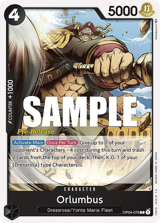Image for Orlumbus (OP04-079) (Kingdoms of Intrigue Pre-Release Cards) - One Piece Card Game