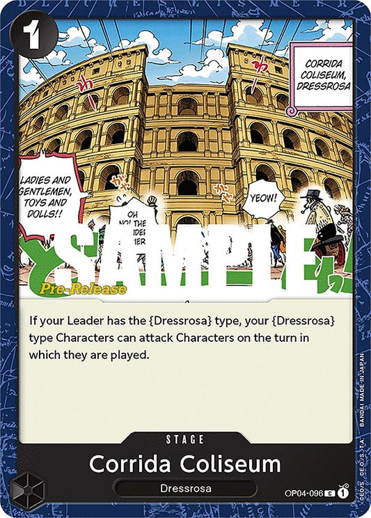 Image for Corrida Coliseum (OP04-096) (Kingdoms of Intrigue Pre-Release Cards) - One Piece Card Game