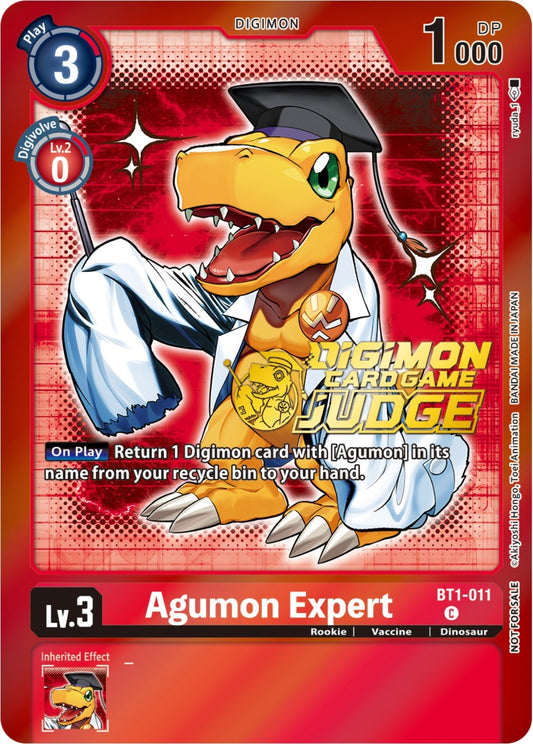 Image for Agumon Expert - BT1-011 (Judge Pack 4) (BT1-011 C) (Release Special Booster 1.0) - Digimon Card Game