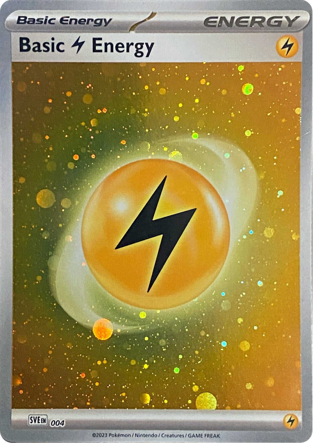 Image for Basic Lightning Energy (Cosmos Holo) (004) (SV01: Scarlet & Violet Base Set) - Pokemon