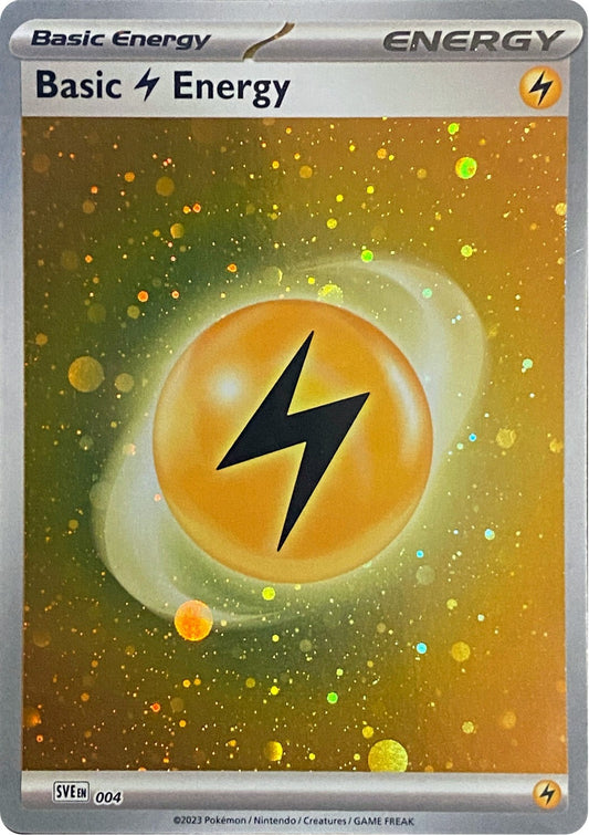 Image for Basic Lightning Energy (Cosmos Holo) (004) (SV01: Scarlet & Violet Base Set) - Pokemon